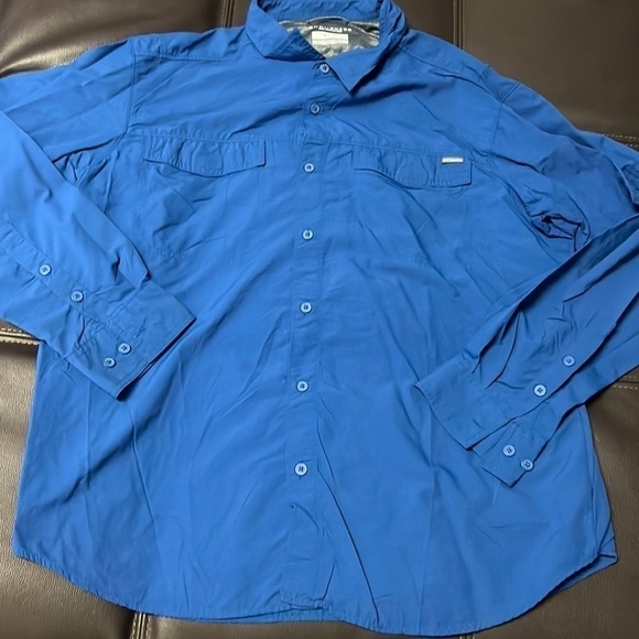 𝅺MEN'S or women's Columbia size XL fishing shirt uv block - Picture 1 of 7